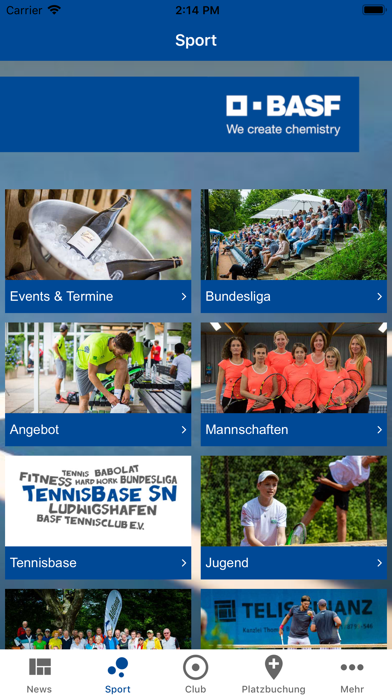 BASF Tennisclub e.V. screenshot 4