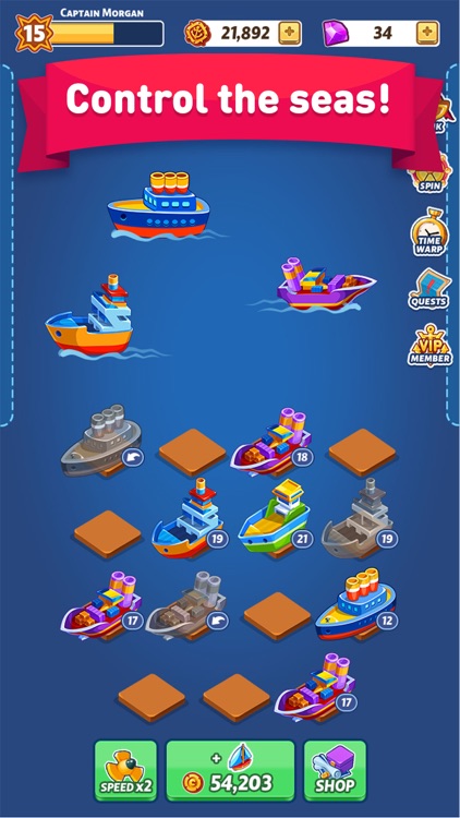 Merge Ship: Idle Tycoon