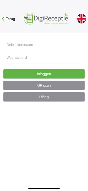 DigiReceptie Smartphone App