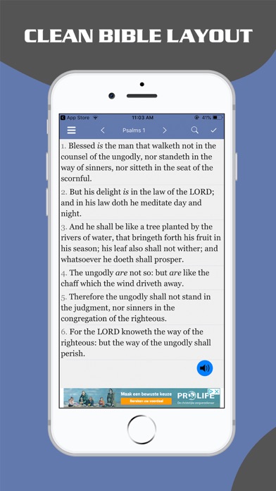 How to cancel & delete Proverbs & Psalms - King James from iphone & ipad 1