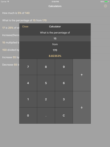 Percentage Calculator Percent - náhled