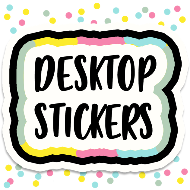 desktop stickers