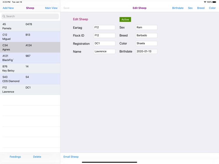 Sheep Feeding Database screenshot-9