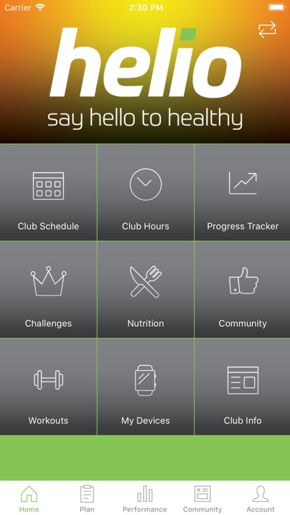 Helio Fitness Online Hub