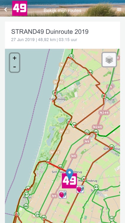 Camping Strand49 fiets App