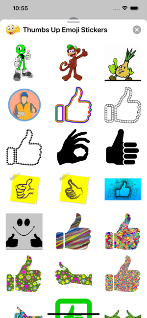 Thumbs Up Emoji Stickers(圖4)-速報App