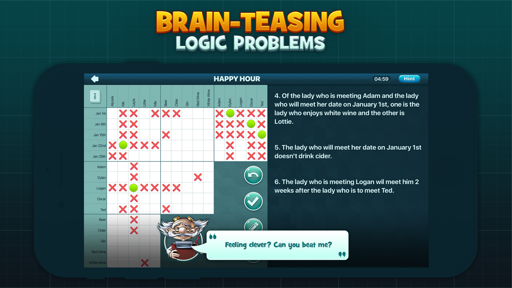 Logic Puzzles Daily App for iPhone - Free Download Logic Puzzles Daily