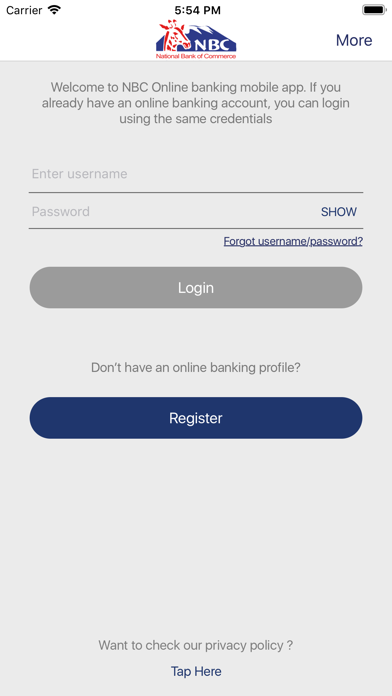 Nbc Online Banking By National Bank Of Commerce Limited Ios