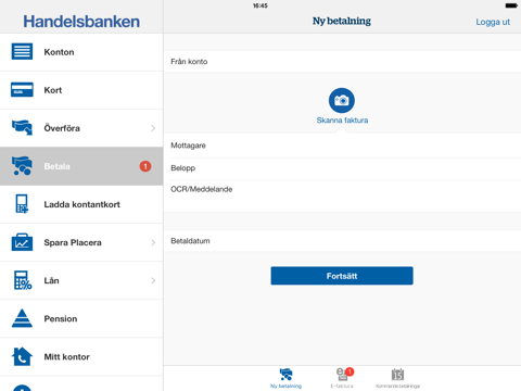 Handelsbanken SE – Privat - náhled