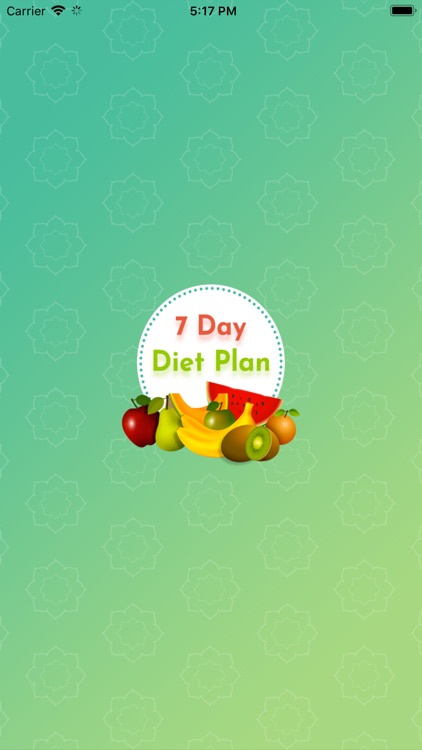 7 Day Diet Plan - Weight Loss