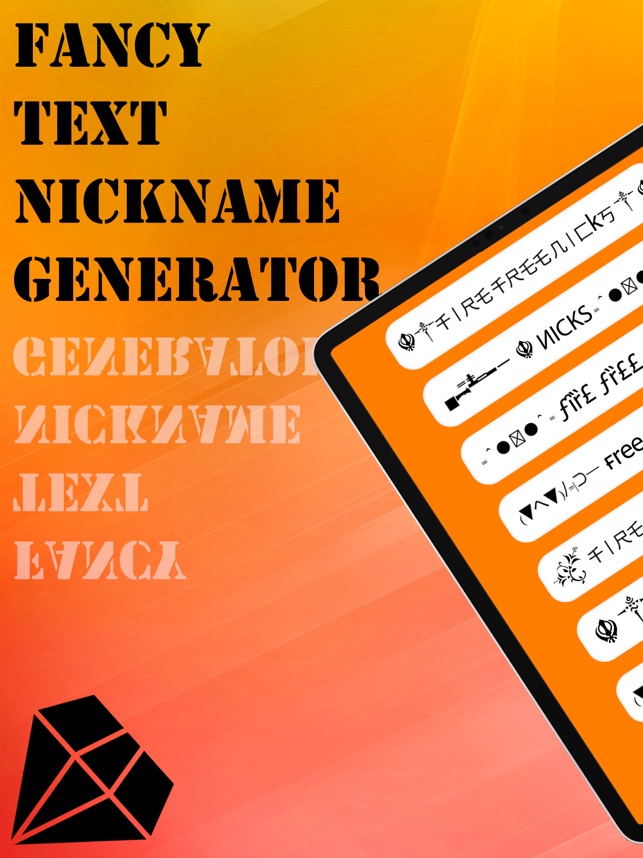 Nickname Generator Fancy Text On The App Store