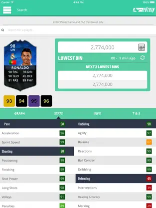 Screenshot 2 FUT 21 Draft, Builder - FUTBIN iphone