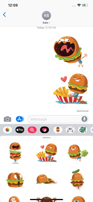 Cute Burger Sticker Pack(圖2)-速報App