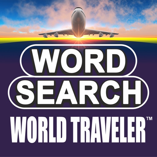 Word Search World Traveler Icon