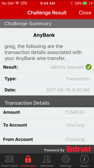 How to cancel & delete Entrust IG Mobile Smart Cred from iphone & ipad 2
