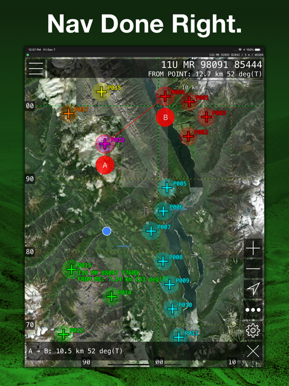MilGPS - Tactical GPS Navigation and MGRS Grid Tool for Land Nav screenshot