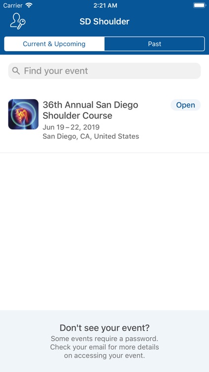 San Diego Shoulder Course