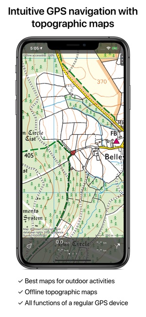 Topo GPS Great Britain