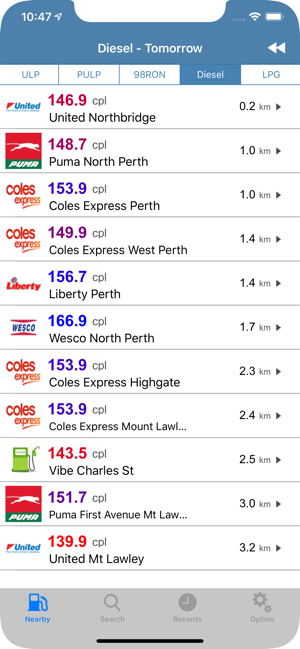 Fuel Price for WA(圖3)-速報App