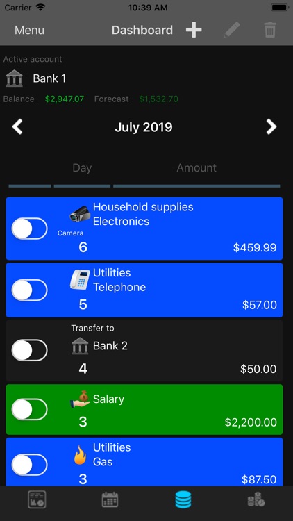 Homeasy - Bill reminder