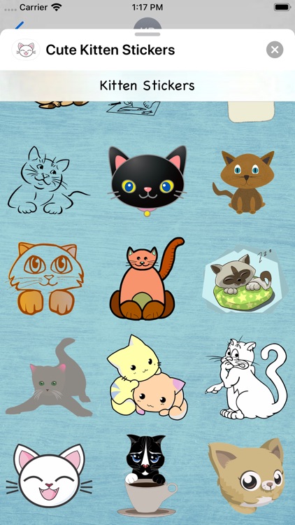 Cute Kitten Stickers