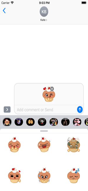 Cute Cupcake Animated Stickers(圖1)-速報App