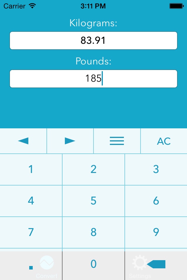 Pounds To Kilograms screenshot 2