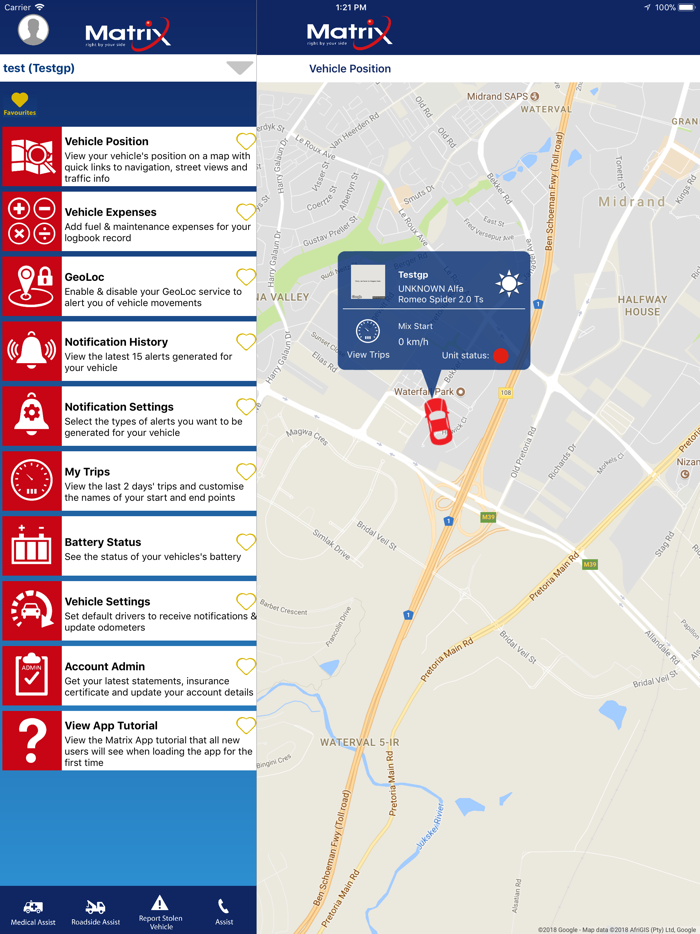 Matrix Internet Tracking