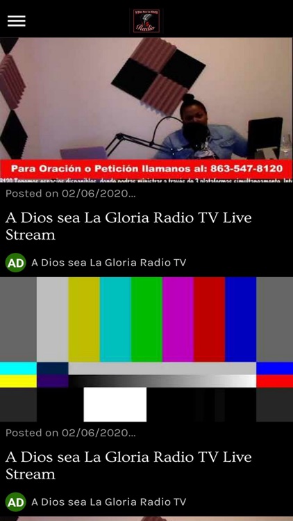 A Dios Sea La Gloria Radio TV screenshot-3