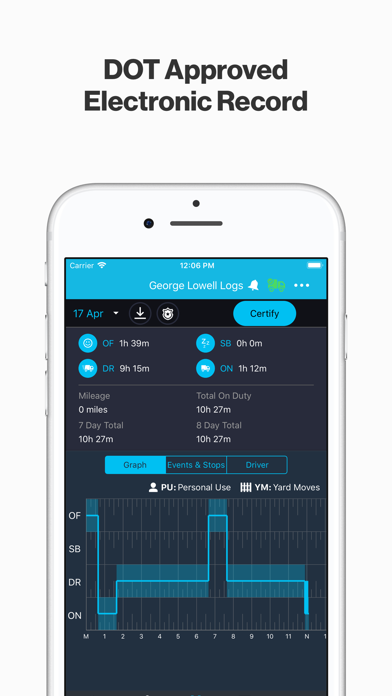 How to cancel & delete REVEAL ELD Logbook from iphone & ipad 2