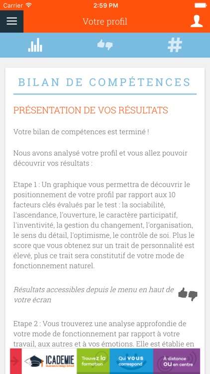 Bilan de compétences