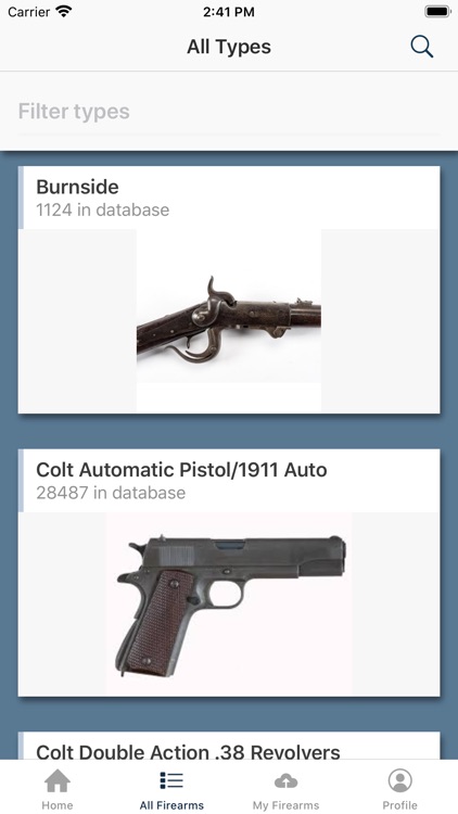 Military Arms Database