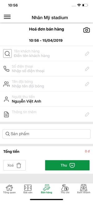 FMS-Phần mềm quản lý sân bóng(圖3)-速報App