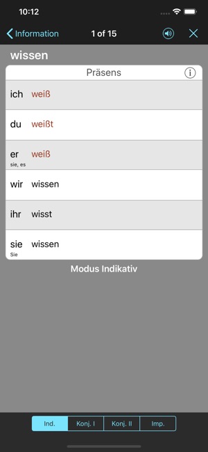 VerbForms Deutsch(圖4)-速報App