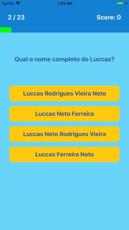 Luccas Quiz neto Fãs