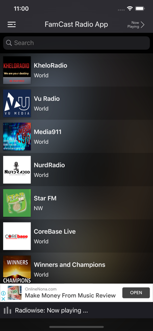 FamCast Radio App