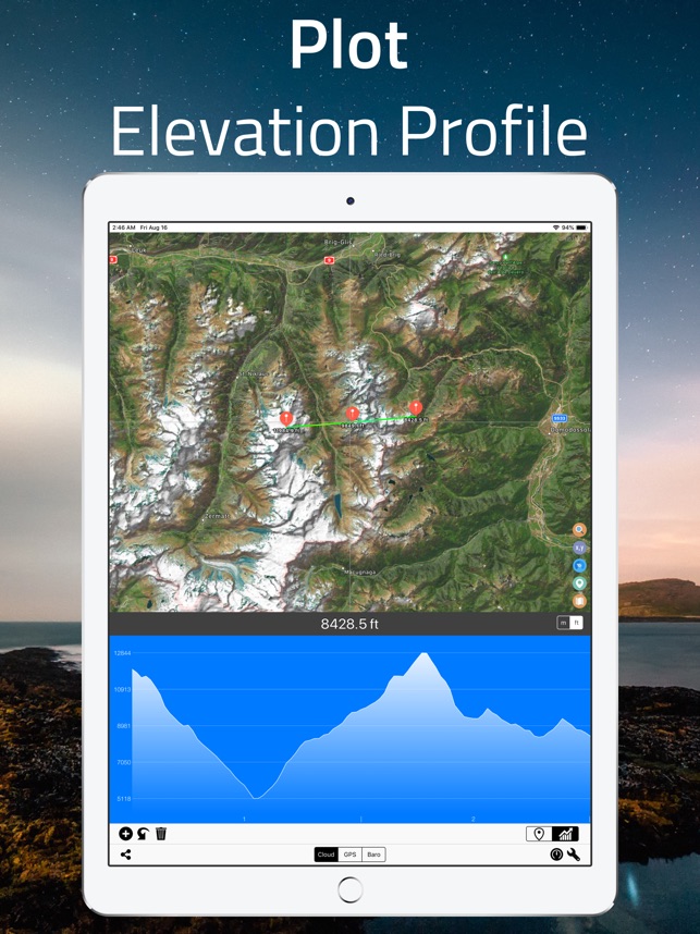 Elevation Altimeter Map On The App Store