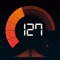 SPEED TRACKER+  - Displays your current speed, average and top speed, traveled distance in KM and Miles, trip time and map and compass for a better orientation