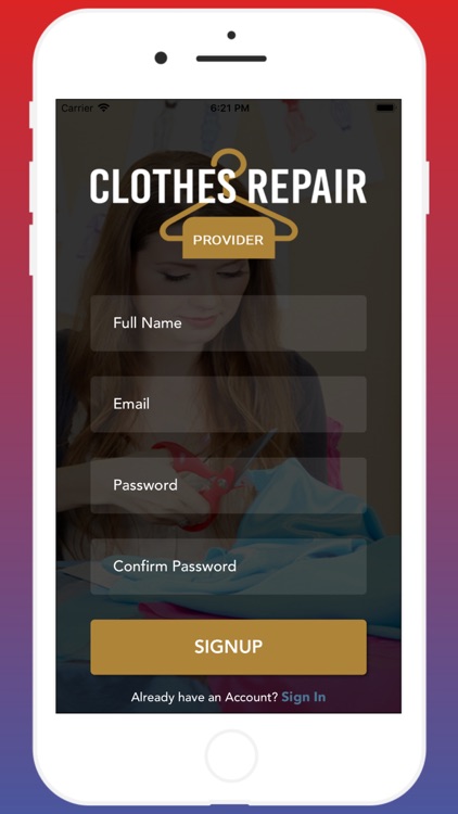 Clothes Repair Provider