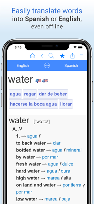 English+Spanish Dictionary(圖1)-速報App