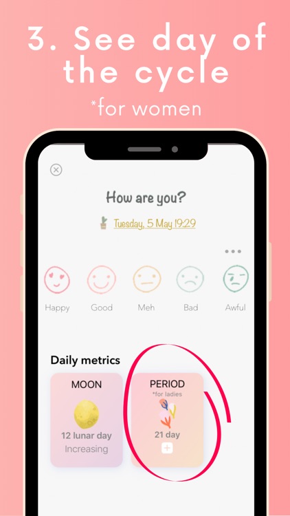 2Day Diary: Mood&Moon&Period screenshot-6