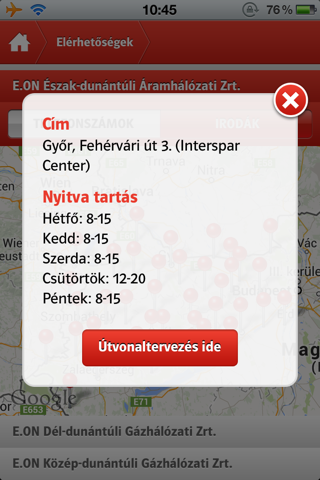 E.ON Ügyfélszolgálat screenshot 4