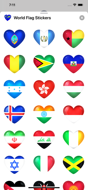 World Flag Sticker Pack(圖6)-速報App