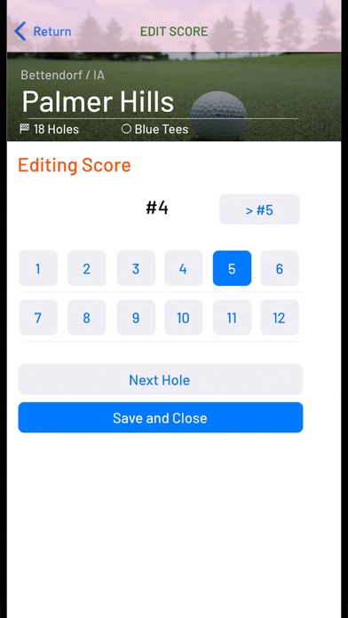 Simple Golf Score Tracker screenshot 4