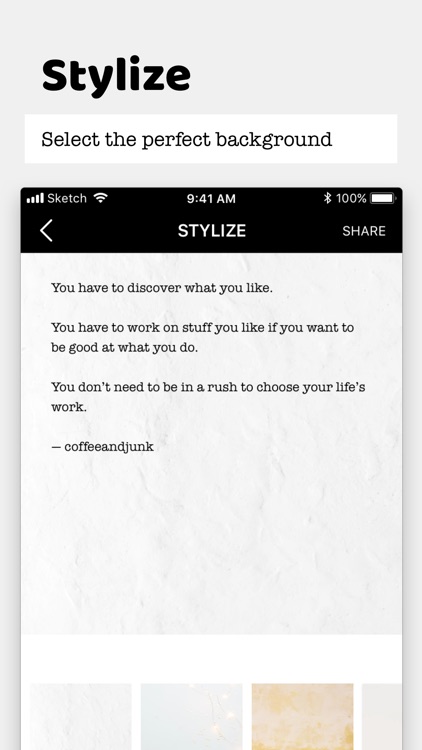 InstaPoetry: Write & Stylize