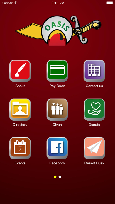 How to cancel & delete Oasis Shriners from iphone & ipad 1