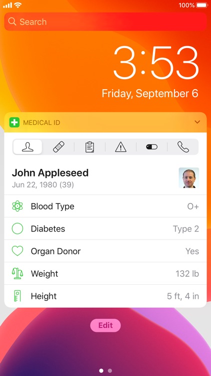 Medical ID Record screenshot-9