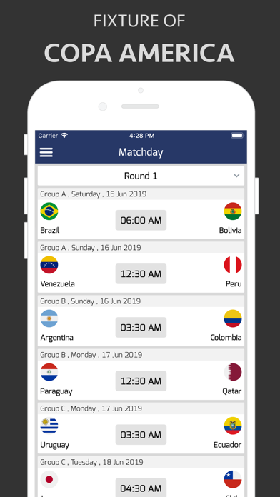 Score for Copa America 2021 screenshot 2