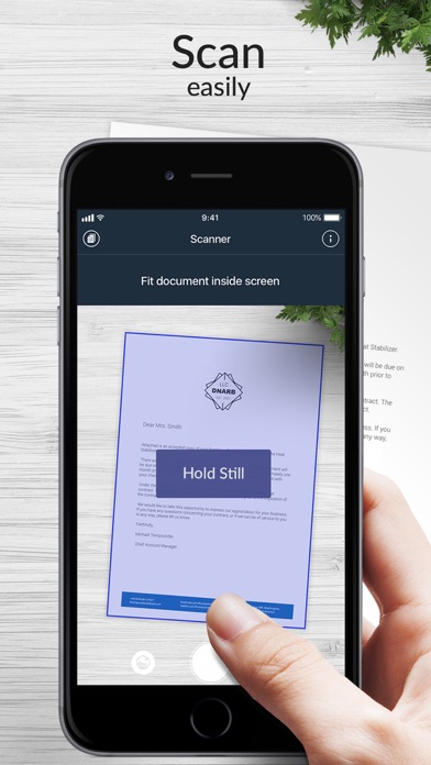 Scanner for Me - Free PDF Scanner & Printer for Documents, Emails, Receipts, Business Cards Screenshot 1