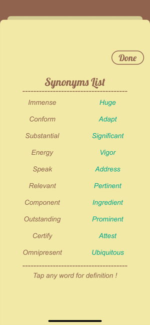Synonyms Quiz(圖5)-速報App